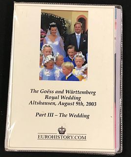 Photo Album, The Goess and Wurttemberg Royal Wedding,