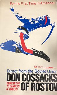 SOVIET UNION company of 75 dancers Don Cossacks of