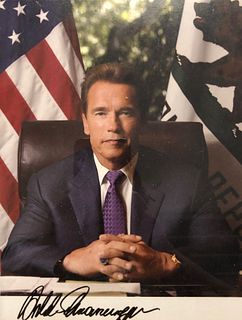 Signed Arnold Schwarzenegger