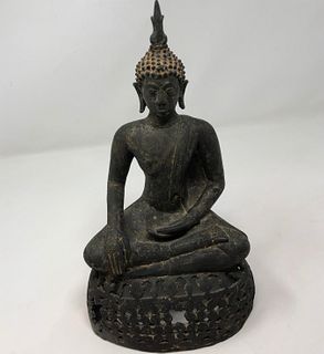 Bronze Thai Sitting Buddha Statue