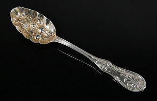 Antique TIFFANY Sterling Berry Serving Spoon