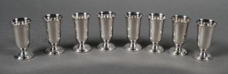 (8) STERLING Silver Footed Cordial Liqueur Cups