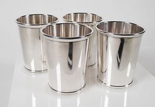 (4) Sterling Silver MINT JULEP Cups