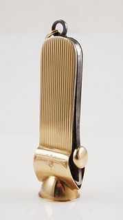 Antique 14K Yellow Gold Cigar Snip Cutter