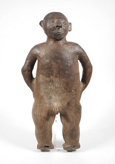 Pre Columbian Nayarit Large Male Statue