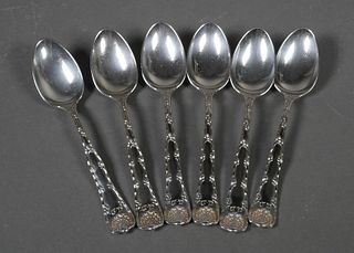 TIFFANY & Co Sterling Spoons WAVE EDGE