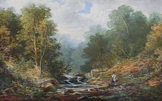 JOHN McINTYRE, Oil on board, Landscape