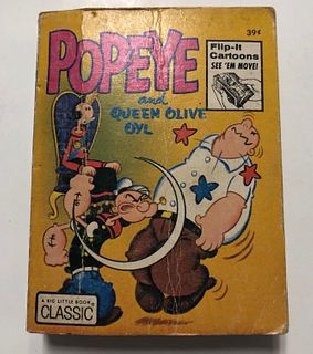 Popeye and Queen Olive Oyl, a big little book, 1973