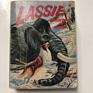 Lassie Adventure in Alaska, Elrick, 1967, softcover used