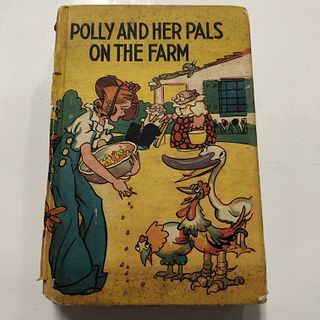 Polly and Her Pals On the Farm, by Cliff Sterrett, 1934 Saalfield, first edition