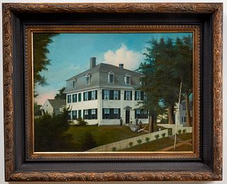 Primitive House Portrait - Castine, Maine