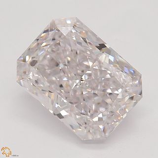 1.56 ct, Lt. Pink/SI1, Radiant cut Diamond 