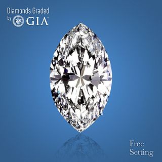 4.20 ct, Color D/IF, Marquise cut Diamond 