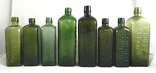 Liquor - 9 square bottles