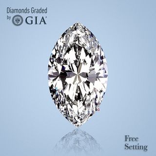 4.05 ct, Color D/IF, Marquise cut Diamond 
