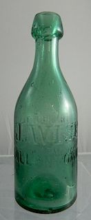 'J. Wise' soda bottles