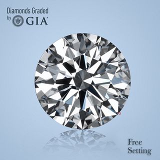6.32 ct, Color G/VVS1, Round cut Diamond 