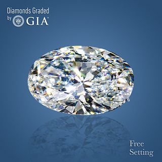 4.51 ct, Color G/IF, Oval cut Diamond 