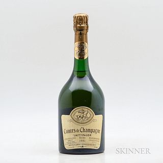 Taittinger Comtes de Champagne 1981, 1 bottle