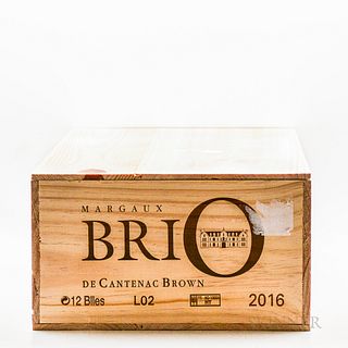 Brio de Cantenac Brown 2016, 12 bottles (owc)