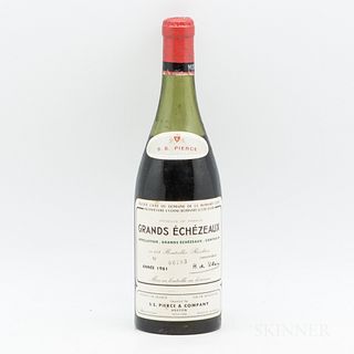 Domaine de la Romanee Conti Grands Echezeaux 1961, 1 bottle