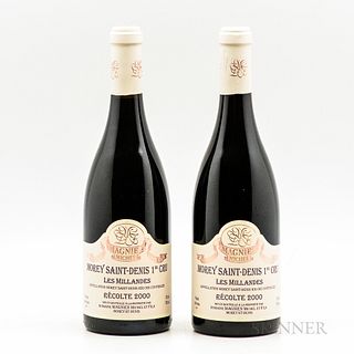 M. Magnien Morey St. Denis Les Millandes 2000, 2 bottles
