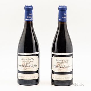 Pierre Usseglio Chateauneuf du Pape Reserve des Deux Freres 2003, 2 bottles