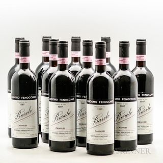 Giacomo Fenocchio Barolo Cannubi 1997, 11 bottles (oc)
