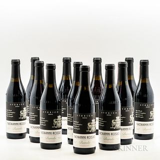 Giovanni Rosso Barolo Storico 2004, 12 demi bottles (oc)