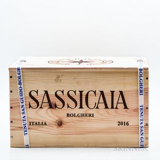 Tenuta San Guido Sassicaia 2016, 6 bottles (banded owc)