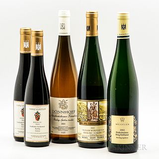 Mixed German Wines, 3 bottles2 demi bottles