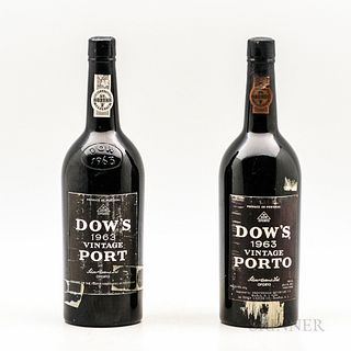 Dow's Vintage Port 1963, 2 bottles