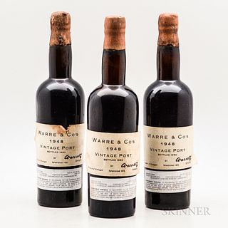 Warre's Vintage Port 1948, 3 bottles