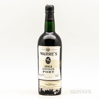 Warre's Vintage Port 1963, 1 bottle