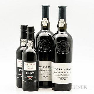 Mixed 2000 Port, 2 bottles2 demi bottles