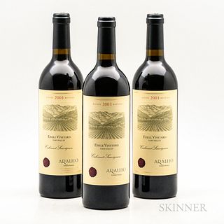 Araujo Cabernet Sauvignon Eisele Vineyard 2003, 3 bottles