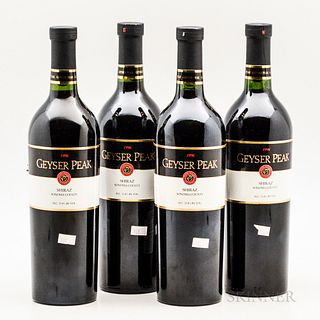 Geyser Peak Shiraz 1996, 4 bottles