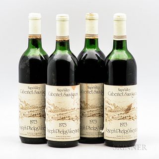 Joseph Phelps Cabernet Sauvignon 1973, 4 bottles