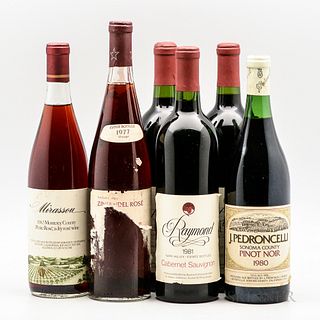 Mixed California Wines, 6 bottles
