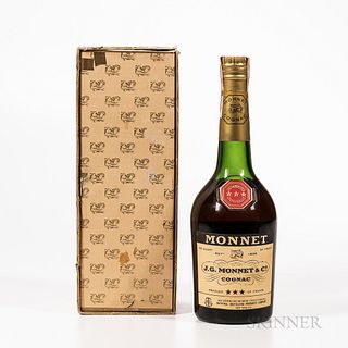 Monnet Three Star, 1 4/5 quart bottle (oc) Spirits cannot be shipped. Please see http://bit.ly/sk-spirits for more info.