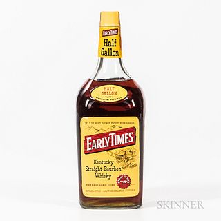 Early Times 4 Years Old, 1 1/2g bottle Spirits cannot be shipped. Please see http://bit.ly/sk-spirits for more info.