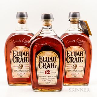 Elijah Craig, 3 1.75 liter bottles Spirits cannot be shipped. Please see http://bit.ly/sk-spirits for more info.