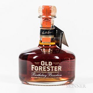 Old Forester Birthday Bourbon 12 Years Old 2004, 1 750ml bottle Spirits cannot be shipped. Please see http://bit.ly/sk-spirits for m...