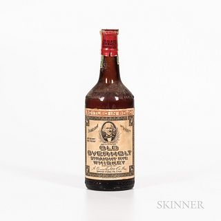 Old Overholt 5 Years Old 1940, 1 4/5 quart bottle Spirits cannot be shipped. Please see http://bit.ly/sk-spirits for more info.