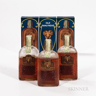 Old Ram's Head 14 Years Old 1916, 3 pint bottles (oc) Spirits cannot be shipped. Please see http://bit.ly/sk-spirits for more info.