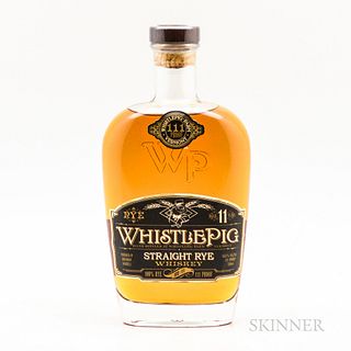 Whistle Pig 111 11 Years Old, 1 750ml bottle Spirits cannot be shipped. Please see http://bit.ly/sk-spirits for more info.
