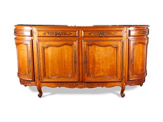 A French Provincial Style Fruitwood Serving Cabinet