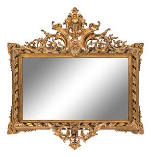 An Italian Giltwood Mirror