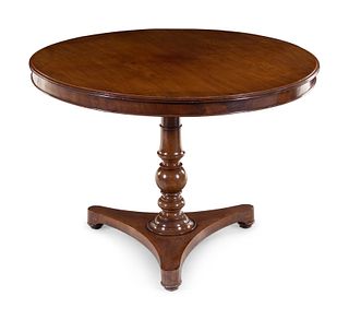 A Regency Inlaid Mahogany Center Table