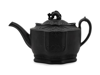 A Wedgwood Basalt Teapot